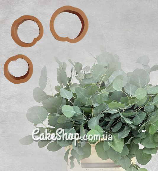 ⋗ Набор пластиковых каттеров Листья эвкалипта купить в Украине ➛ CakeShop.com.ua, фото