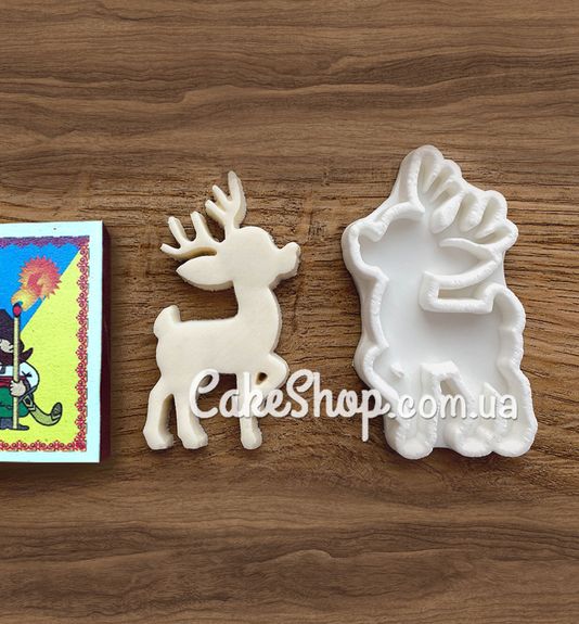 ⋗ Силіконовий молд Різдвяний олень 5 купити в Україні ➛ CakeShop.com.ua, фото