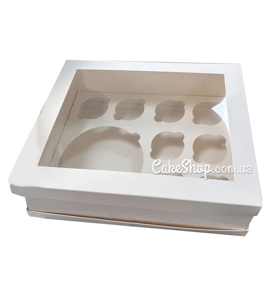 Коробка для сладостей на 8 кексов и бенто-торт, 33х25,5х12 см - фото