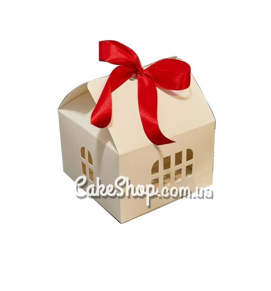 ⋗ Коробка для подарунків, десертів Будиночок, 15х15х10 см купити в Україні ➛ CakeShop.com.ua, фото