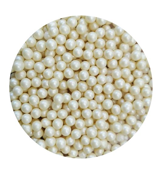 ⋗ Жемчуг сахарный Айвори 5 мм, 50 г купить в Украине ➛ CakeShop.com.ua, фото