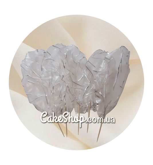 ⋗ Рисовые Паруса прозрачные/серебро ТМ KD купить в Украине ➛ CakeShop.com.ua, фото