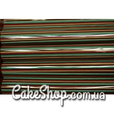 ⋗ Трансфер для шоколада Разноцветные полосы 4 купить в Украине ➛ CakeShop.com.ua, фото