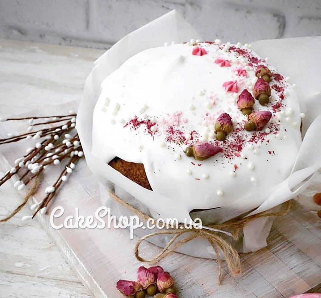 ⋗ Бутон чайной розы сушеный розовый, 15г купить в Украине ➛ CakeShop.com.ua, фото