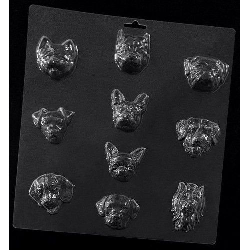 ⋗ Пластикова форма для шоколаду Собачки купити в Україні ➛ CakeShop.com.ua, фото