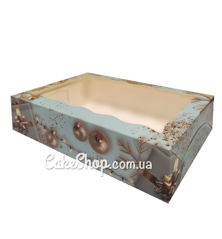 Коробка для еклерів, зефіру  Подарунок, 14х25х6 см - фото