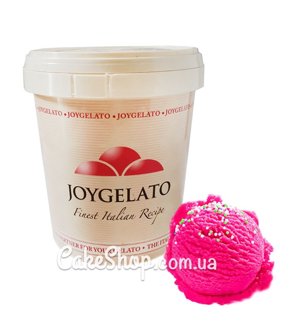 ⋗ Паста натуральна зі смаком рожевої жуйки Bubblefan Joygelato, 1,2 кг купити в Україні ➛ CakeShop.com.ua, фото