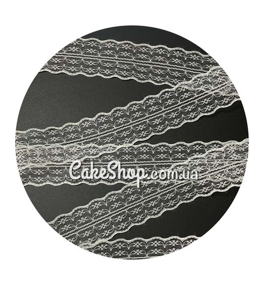 ⋗ Лента кружевная Айвори 5 см, 1 метр купить в Украине ➛ CakeShop.com.ua, фото