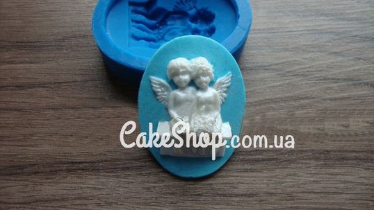 ⋗ Силиконовый молд Камея ангелочки купить в Украине ➛ CakeShop.com.ua, фото