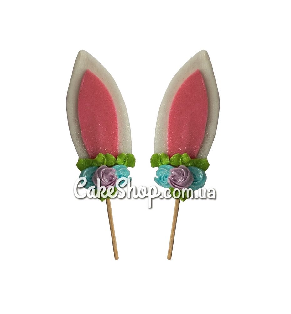 Цукрові фігурки Вушка зайчика малі ТМ Іриска - фото