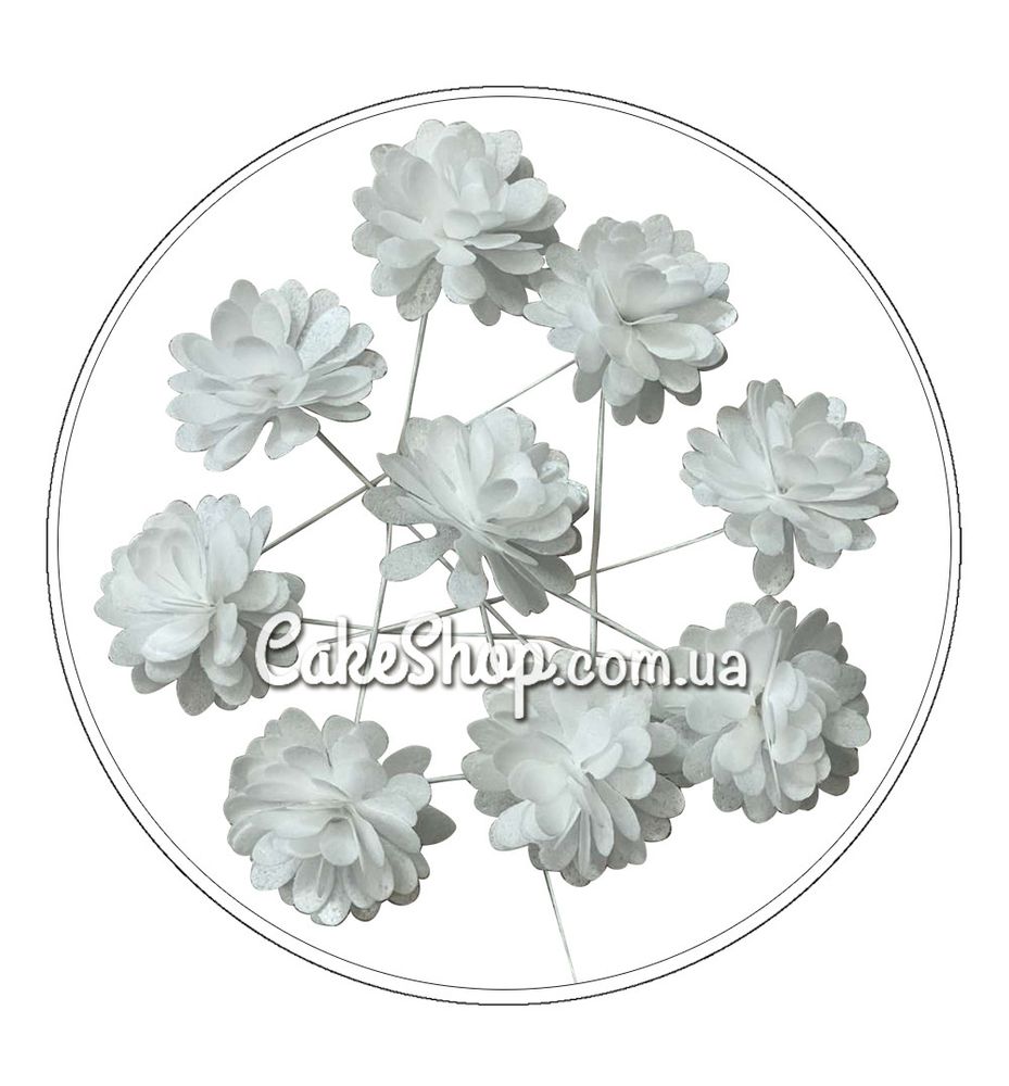 Вафельный цветок Хризантема 9 шт ТМ Сладо - фото
