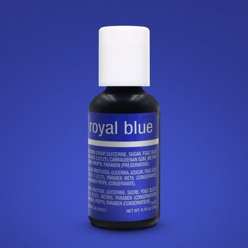 Гелевий барвник Chefmaster Liqua-Gel Royal Blue - фото