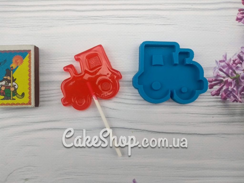 ⋗ Силиконовый молд для леденцов Трактор купить в Украине ➛ CakeShop.com.ua, фото