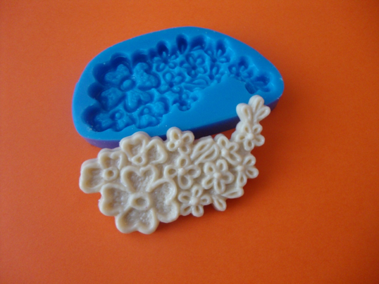 ⋗ Силіконовий молд Мереживо Вірджинія правий купити в Україні ➛ CakeShop.com.ua, фото