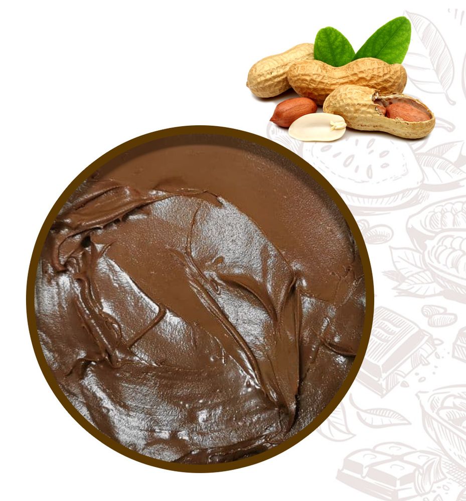 Начинка кондитерская Шоколадно-арахисовая, 1 кг - фото