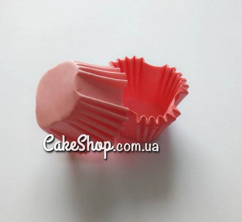 ⋗ Паперові форми для цукерок і десертів 3х3 см, рожеві 50 шт купити в Україні ➛ CakeShop.com.ua, фото