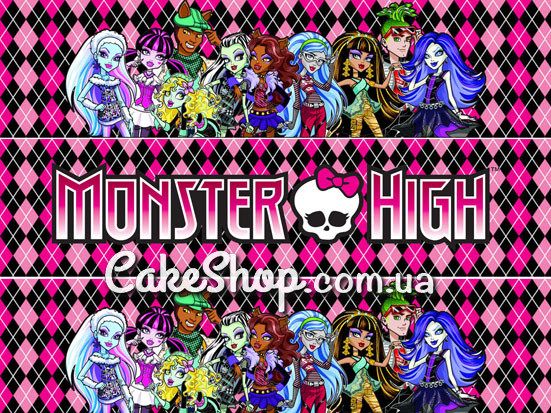 Монстр Хай (Monster High). Лист виниловых наклеек А4