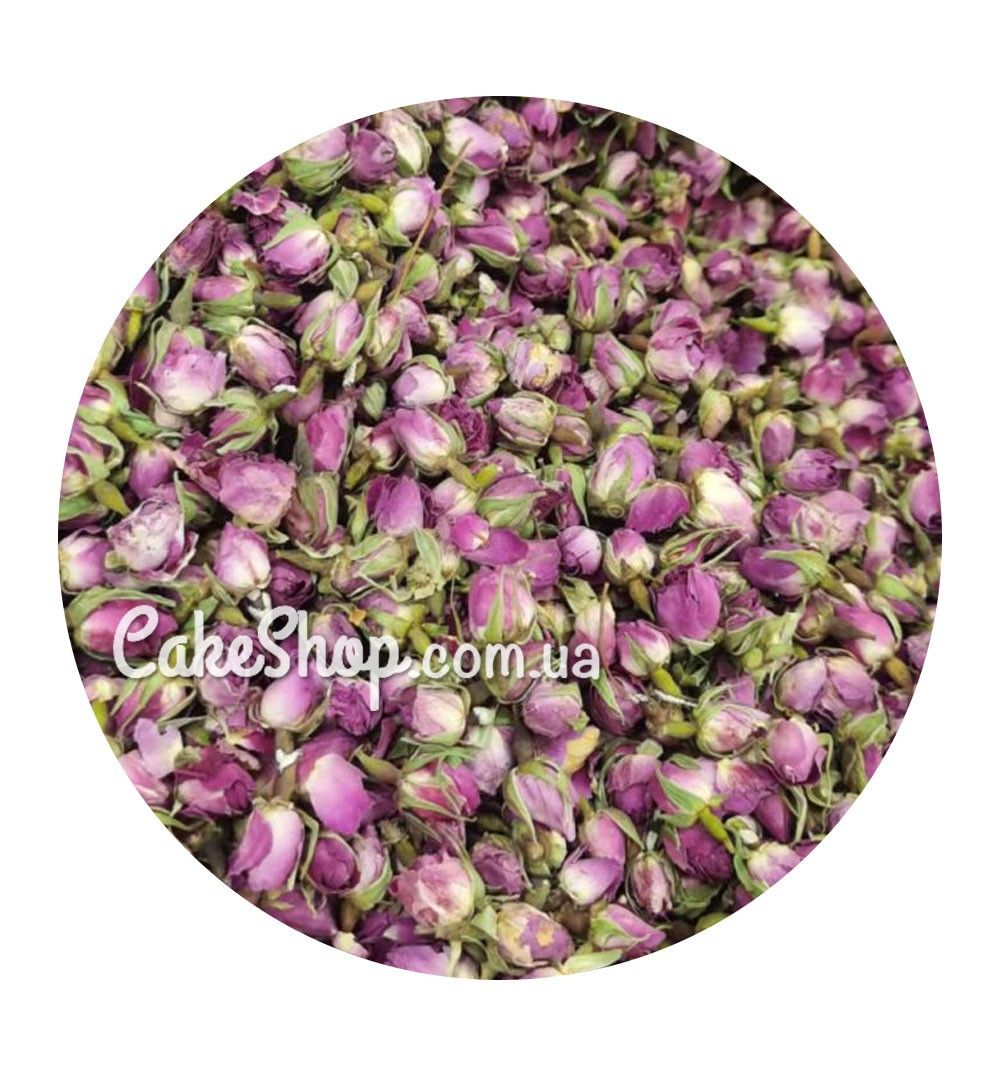⋗ Бутон чайної троянди сушений рожевий, 15г купити в Україні ➛ CakeShop.com.ua, фото