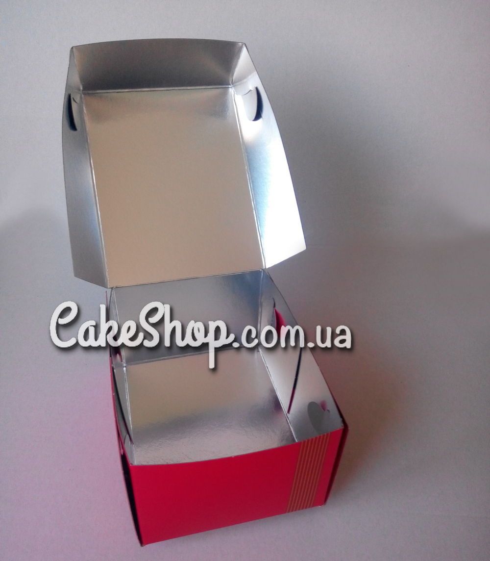 Коробка для десертів двостороння Тюльпан 13х10х7 см, фото