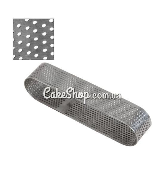 ⋗ Форма для выпечки перфорированная металлическая Овал, 13 см купить в Украине ➛ CakeShop.com.ua, фото