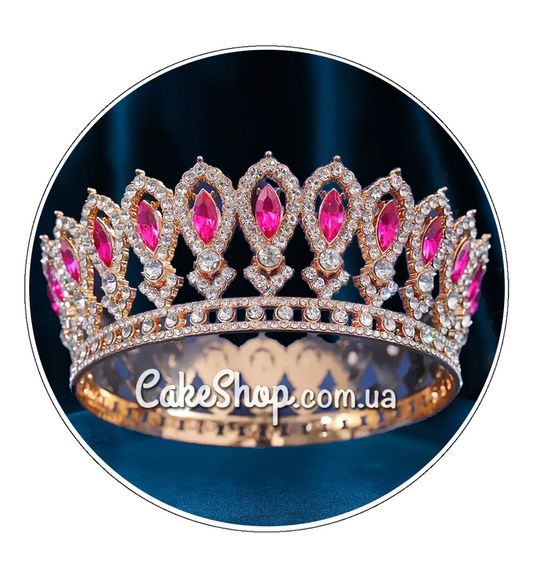 ⋗ Корона Бардийская Золото/Берил купить в Украине ➛ CakeShop.com.ua, фото