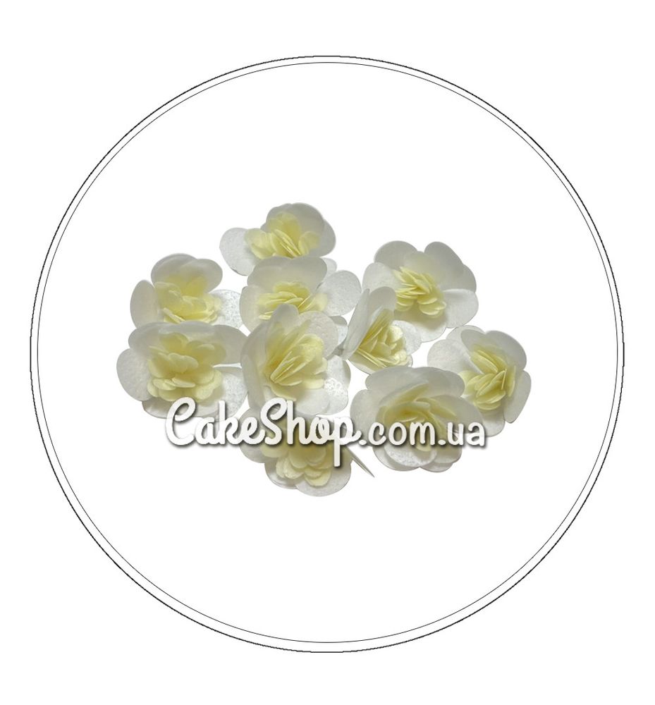 Вафельна квітка Примулка жовта 10 шт, DR - фото