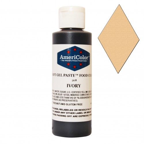 ⋗ Краситель гелевый Слоновая кость AmeriColor 128 г купить в Украине ➛ CakeShop.com.ua, фото