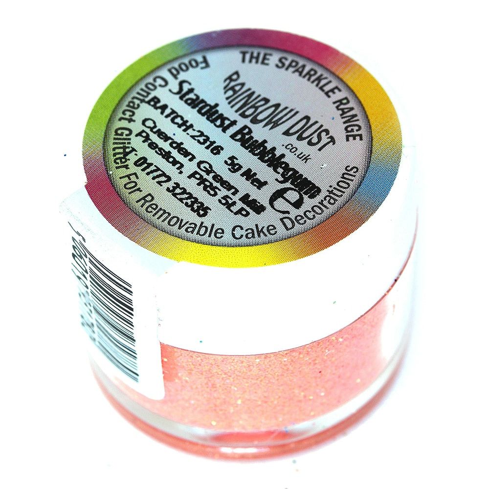 ⋗ Блискітки Rainbow Stardust Bubblegum купити в Україні ➛ CakeShop.com.ua, фото