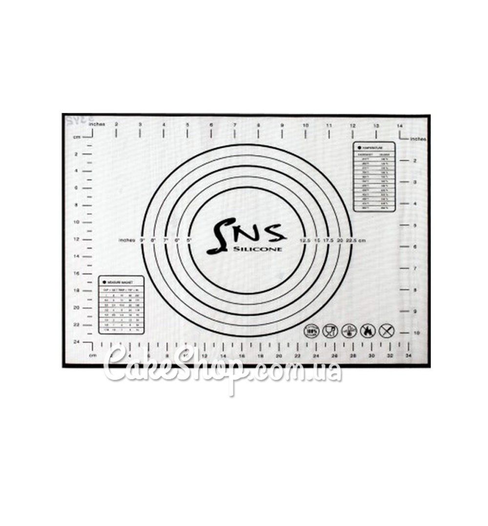 ⋗ Силиконовый коврик с разметкой SNS 40х60 см купить в Украине ➛ CakeShop.com.ua, фото