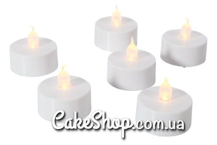 ⋗ Свічка світлодіодна мерехтлива на батарейці купити в Україні ➛ CakeShop.com.ua, фото