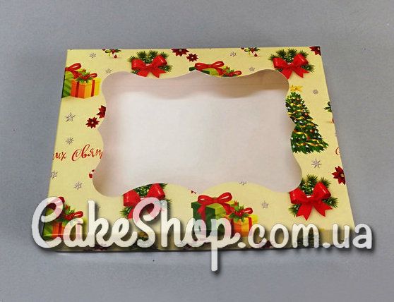 ⋗ Коробка для пряников Елка, 20х15х3 см купить в Украине ➛ CakeShop.com.ua, фото