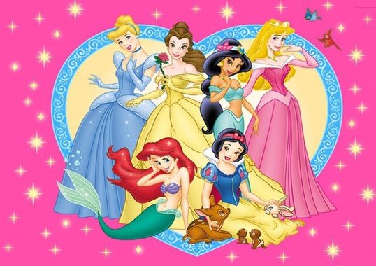⋗ Вафельная картинка Диснеевские принцессы 3 купить в Украине CakeShop ...