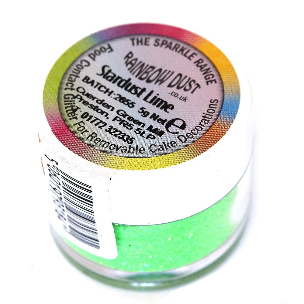 ⋗ Блестки Rainbow Stardust Lime купить в Украине ➛ CakeShop.com.ua, фото