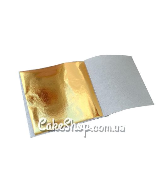⋗ Поталь золотая 80х85 мм, 5 листов. купить в Украине ➛ CakeShop.com.ua, фото
