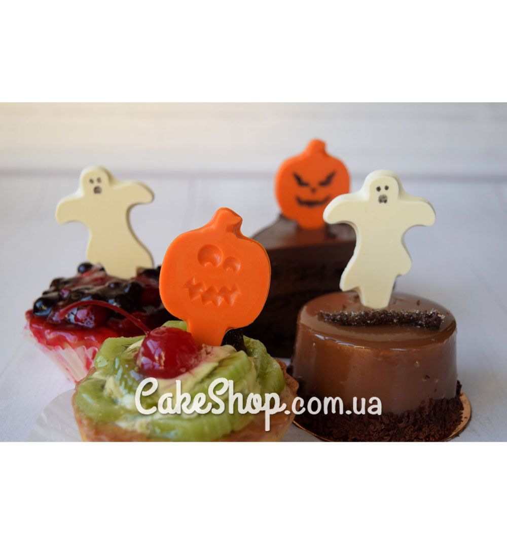 ⋗ Пластиковая форма для шоколада топпер Halloween 3 купить в Украине ➛ CakeShop.com.ua, фото