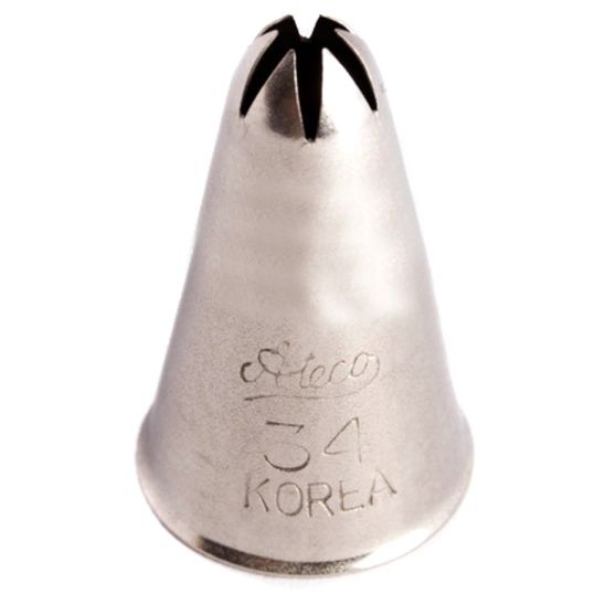 ⋗ Насадка Ateco # 34 Закрита зірка, маленька купити в Україні ➛ CakeShop.com.ua, фото