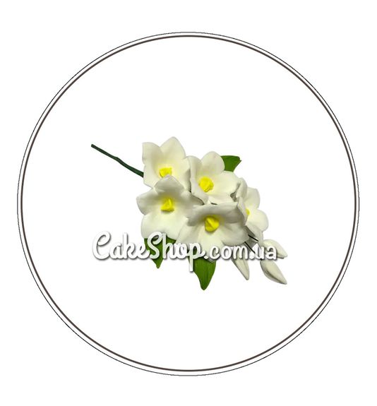 ⋗ Цукрові фігурки Дзвоники лісові білі ТМ Сладо купити в Україні ➛ CakeShop.com.ua, фото