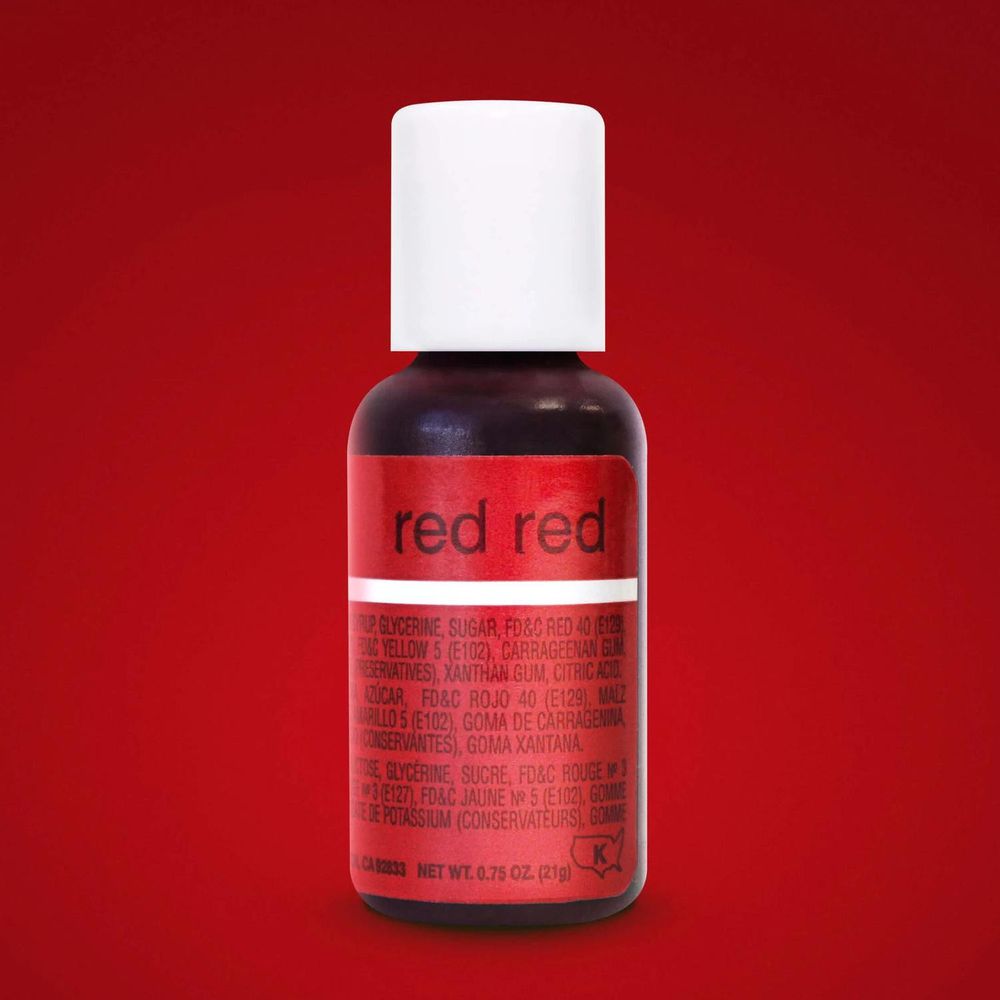 Гелевый краситель Chefmaster Liqua-Gel Red Red - фото