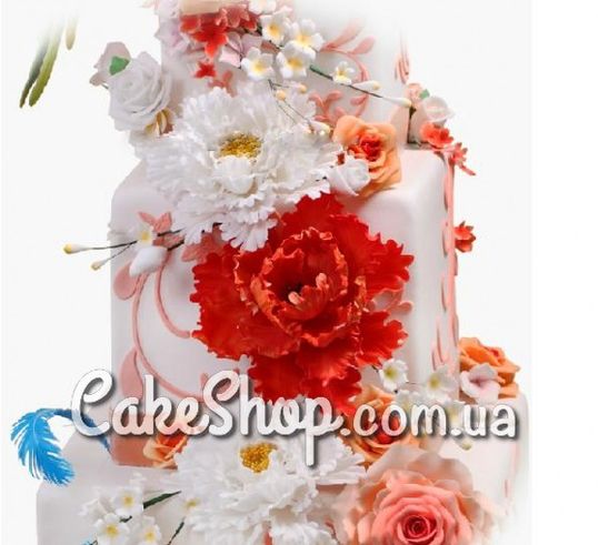 ⋗ Набор силиконовых вайнеров Пион купить в Украине ➛ CakeShop.com.ua, фото