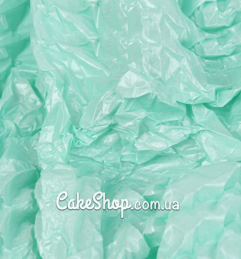 ⋗ Папір тішью Пастель з перламутром блакитний, 5 аркушів купити в Україні ➛ CakeShop.com.ua, фото