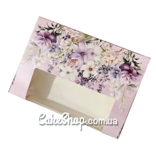 ⋗ Коробка для эклеров и пирожных Эскимо с окном Вдохновение весны, 21х15х5 см купить в Украине ➛ CakeShop.com.ua, фото