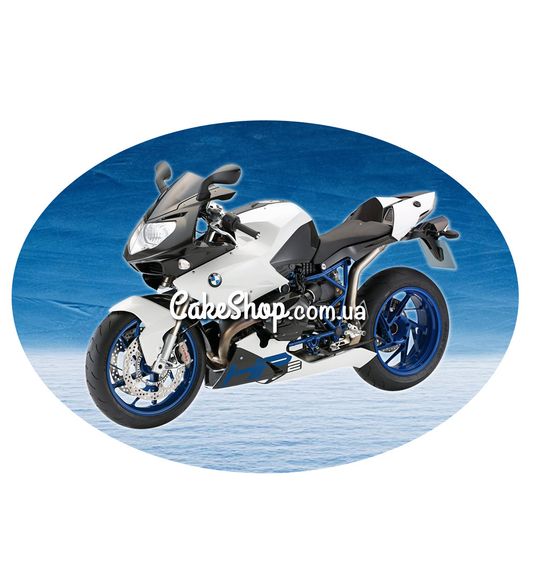 ⋗ Вафельна картинка Мотоцикл 7 купити в Україні ➛ CakeShop.com.ua, фото