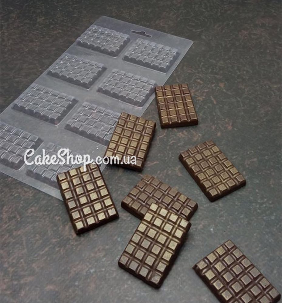 Пластикова форма для шоколаду Шоколадка Комплімент - фото