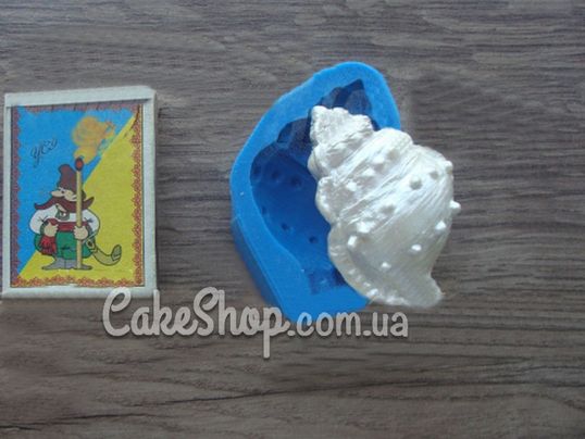 ⋗ Силиконовый молд Ракушка 2 купить в Украине ➛ CakeShop.com.ua, фото