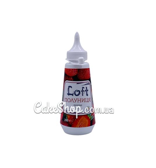 ⋗ Топпинг Loft Клубника, 280 г купить в Украине ➛ CakeShop.com.ua, фото