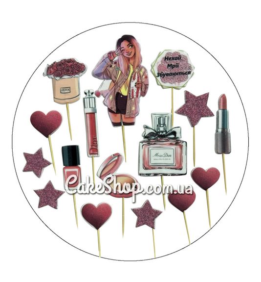 ⋗ Сахарные фигурки топеры MAXI Девочка ТМ ДомК купить в Украине ➛ CakeShop.com.ua, фото