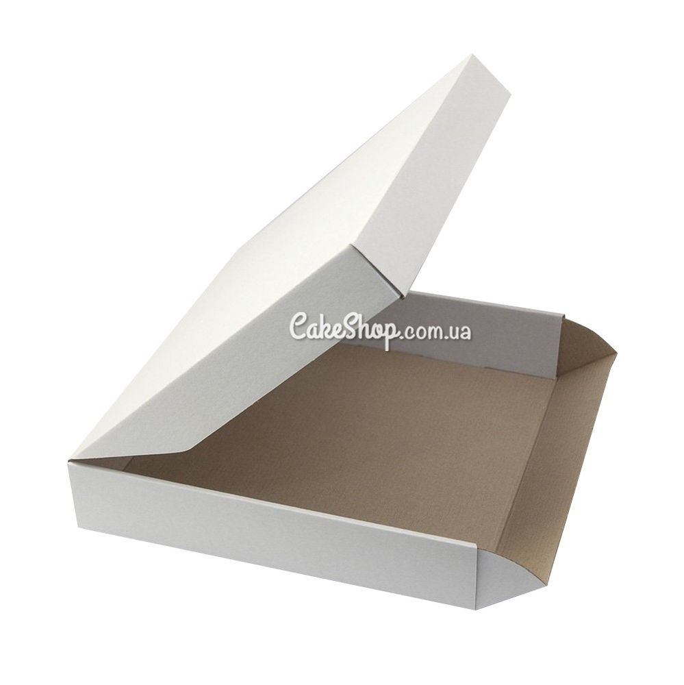 Коробка для торту і чизкейку СAKE BOX 26,7х26,7х5,5 см - фото