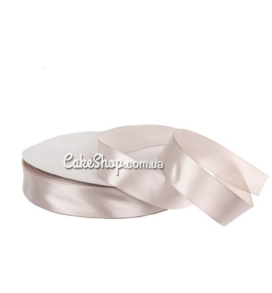 ⋗ Стрічка атласна Шампань 25 мм, 90 м купити в Україні ➛ CakeShop.com.ua, фото