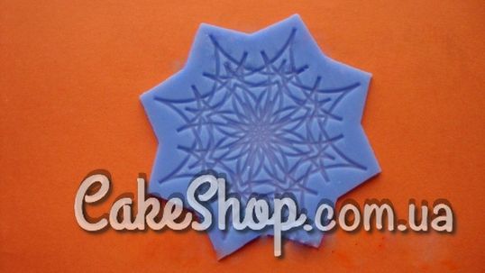 ⋗ Силіконовий килимок для айсінгу Сніжинка 2 купити в Україні ➛ CakeShop.com.ua, фото