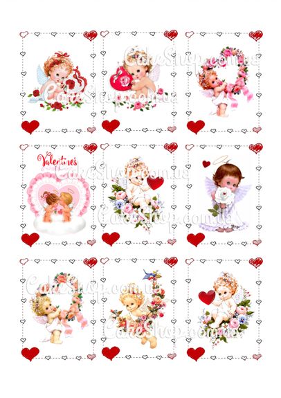 ⋗ Вафельная картинка Винтаж 2 купить в Украине ➛ CakeShop.com.ua, фото